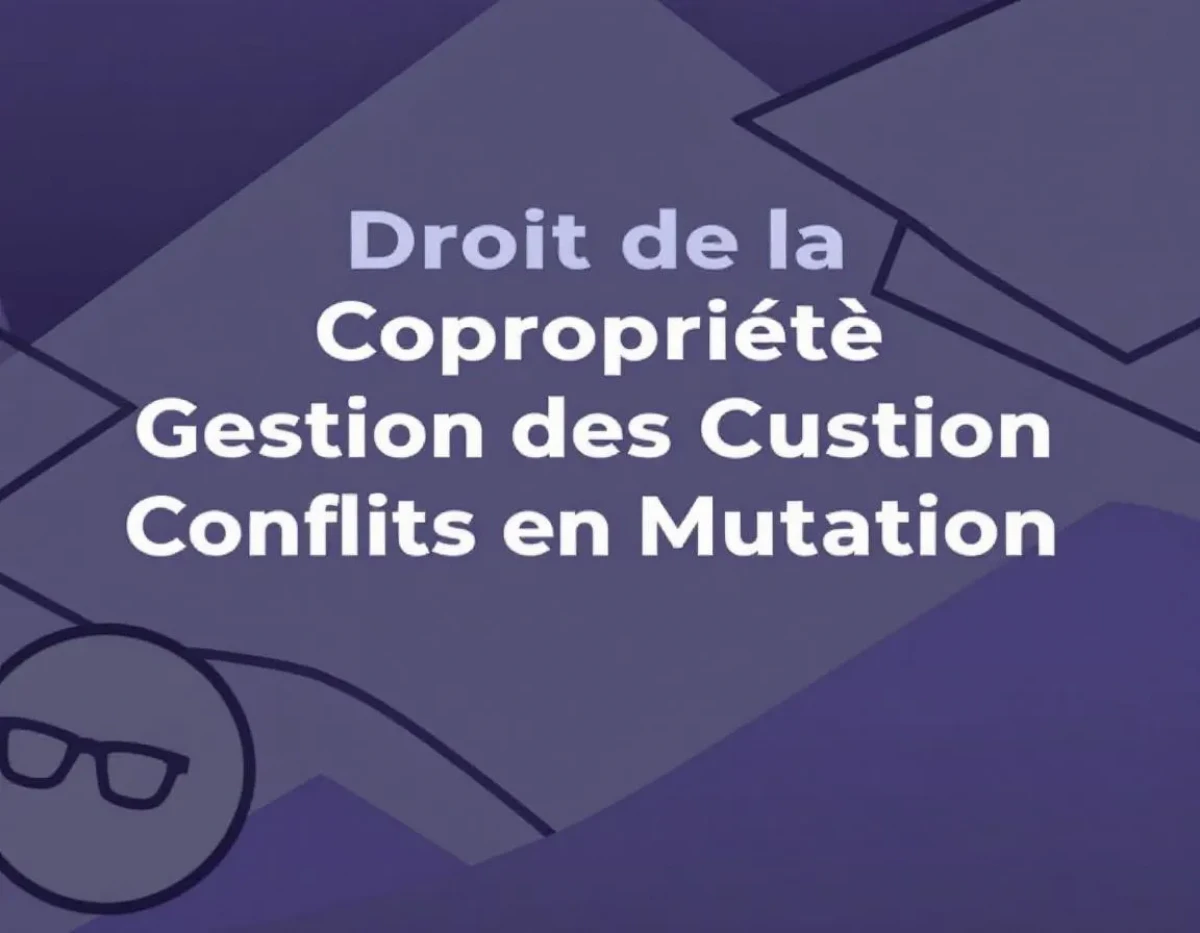 Droit de la Copropriété : Gestion des Conflits en Mutation