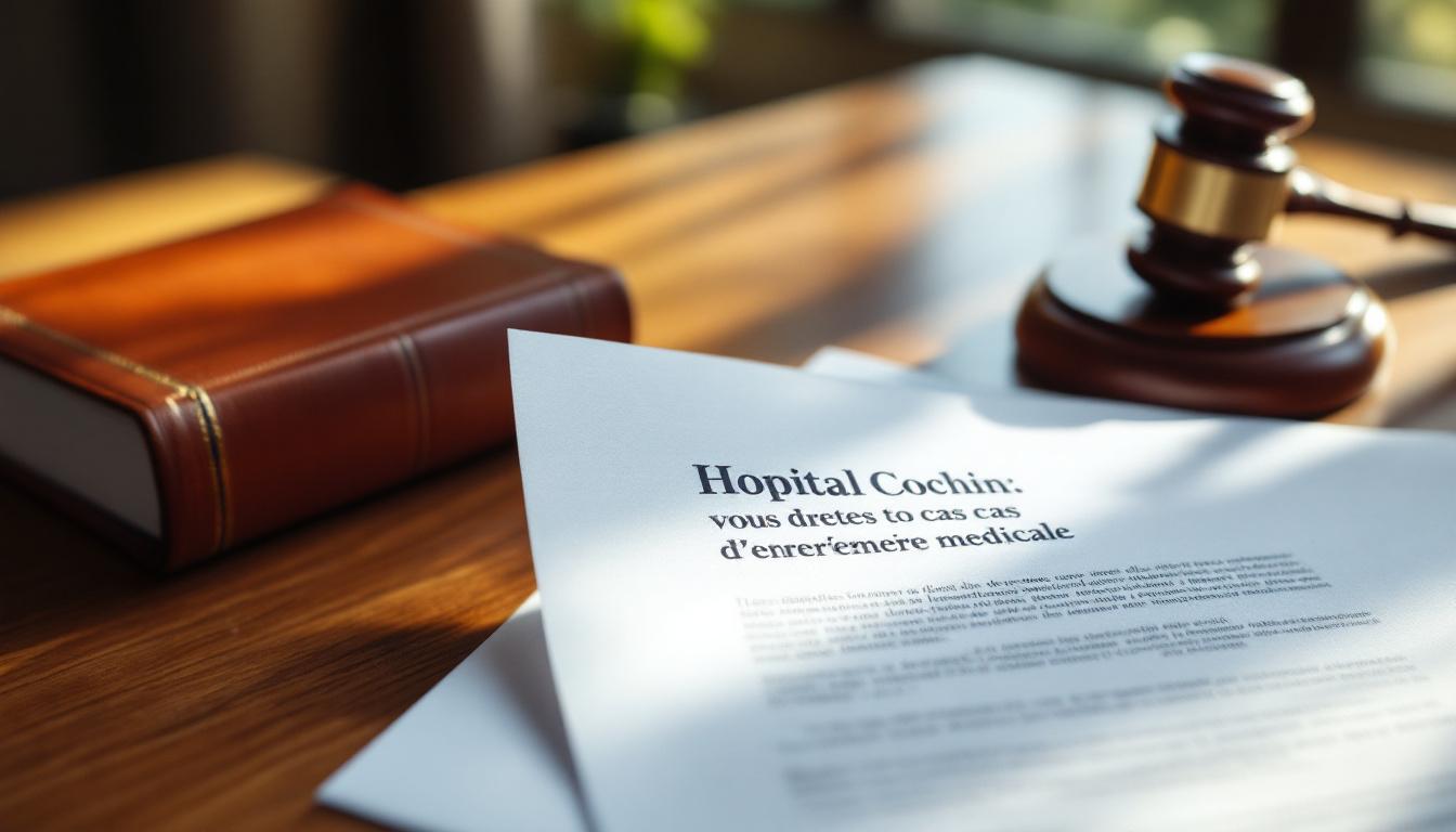 Hopital Cochin : vos droits en cas d'erreur médicale
