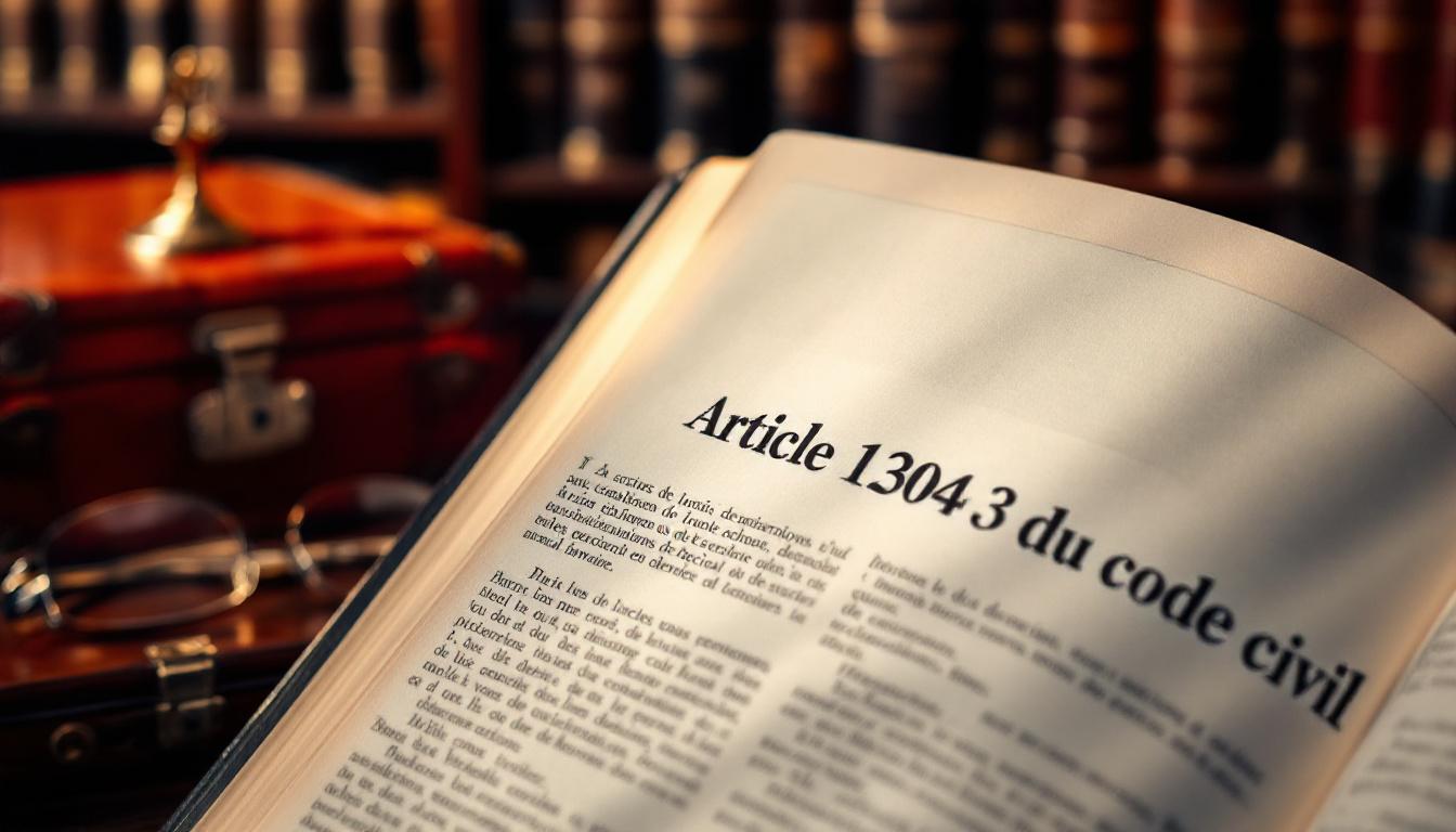 Article 1304 3 du code civil : un enjeu pour les juristes